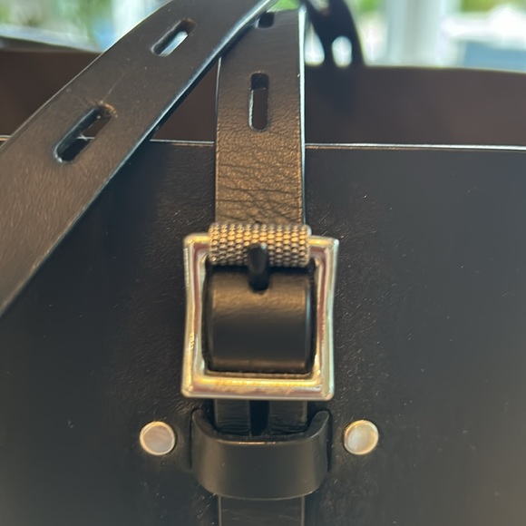 NWT Rag & Bone black leather tote/purse/bag - Picture 2 of 9